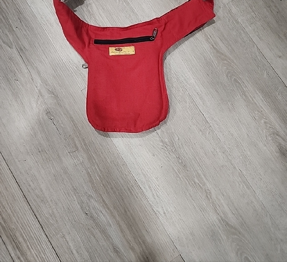 Red Patterned Women's Bag - Picture 2 of 3